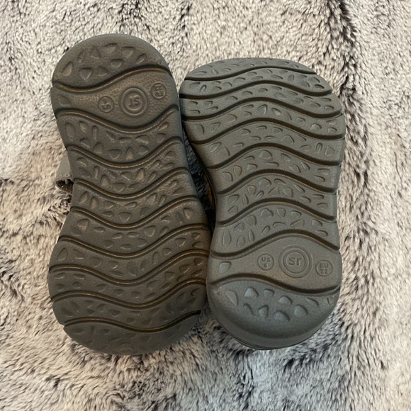 Stride Rite 360 Toddler Shoes (size 6c) Oceano Sandal Gray Blue - Picture 7 of 7